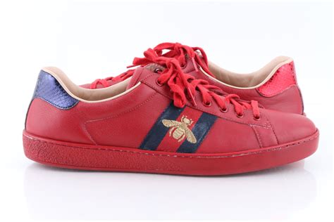 gucci sneakers red|red gucci sneakers women.